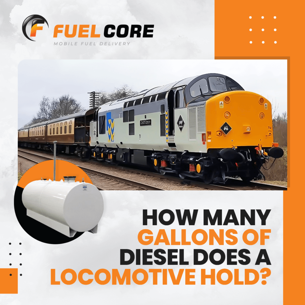 How Many Gallons of Diesel Does a Diesel Locomotive Hold?